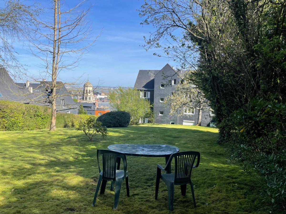 Vue Sur Seine Et Honfleur Apartment Luaran gambar